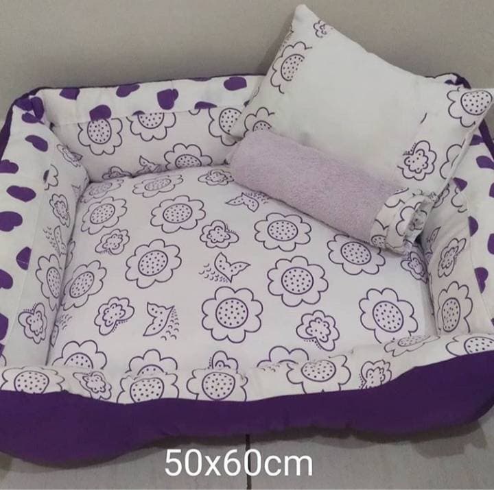 Product Cama para pet 50x60cm cor roxo