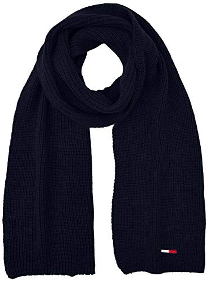 Moda Tommy Hilfiger Tjm Basic Flag Rib Scarf Bufanda , Azul