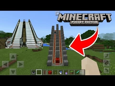 Fashion Como Hacer Escalera Electrica en MINECRAFT 2020