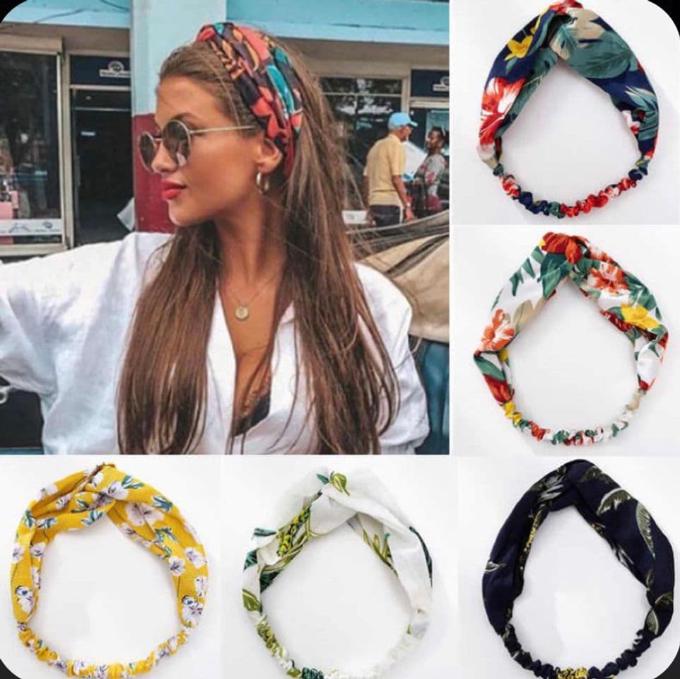 Moda Diademas de estilo bohemio de verano para mujer y niña 