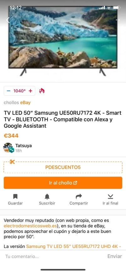 Fashion TV SAMSUNG 4K 50”