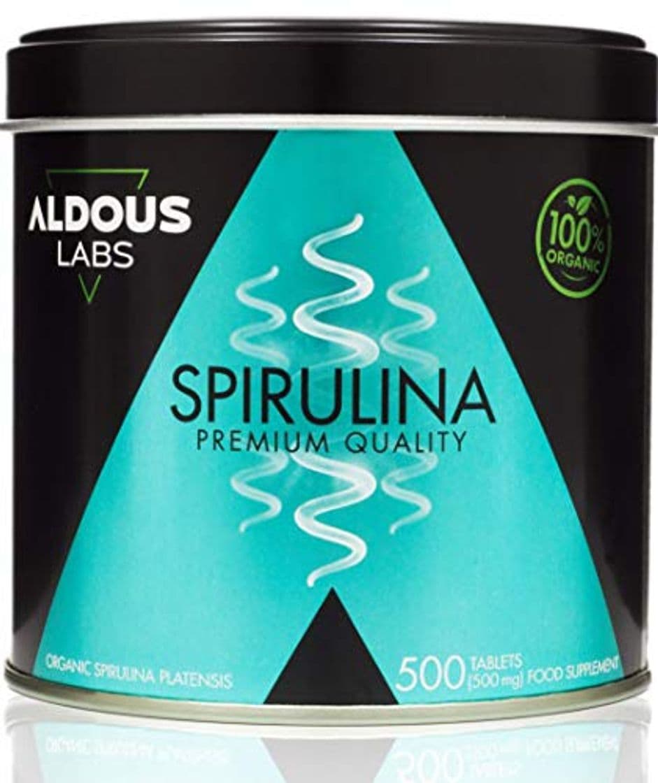 Beauty Espirulina Ecológica Premium para 165 días - 500 comprimidos de 500mg con