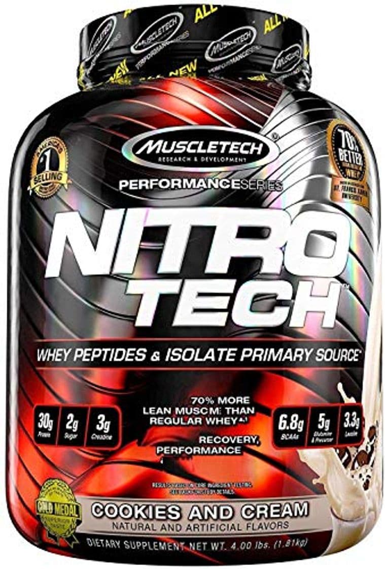 Beauty Muscletech Suplemento para Deportistas Nitro Tech Performance Series