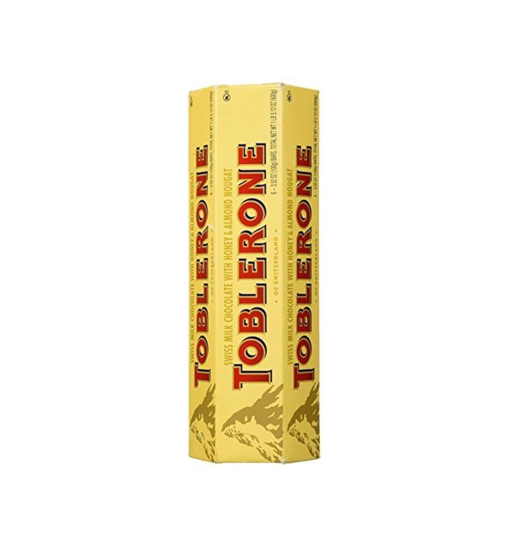 Producto TOBLERONE SWISS MILK CHOCOLATE WITH HONEY AND ALMOND NOUGAT 6 X 100