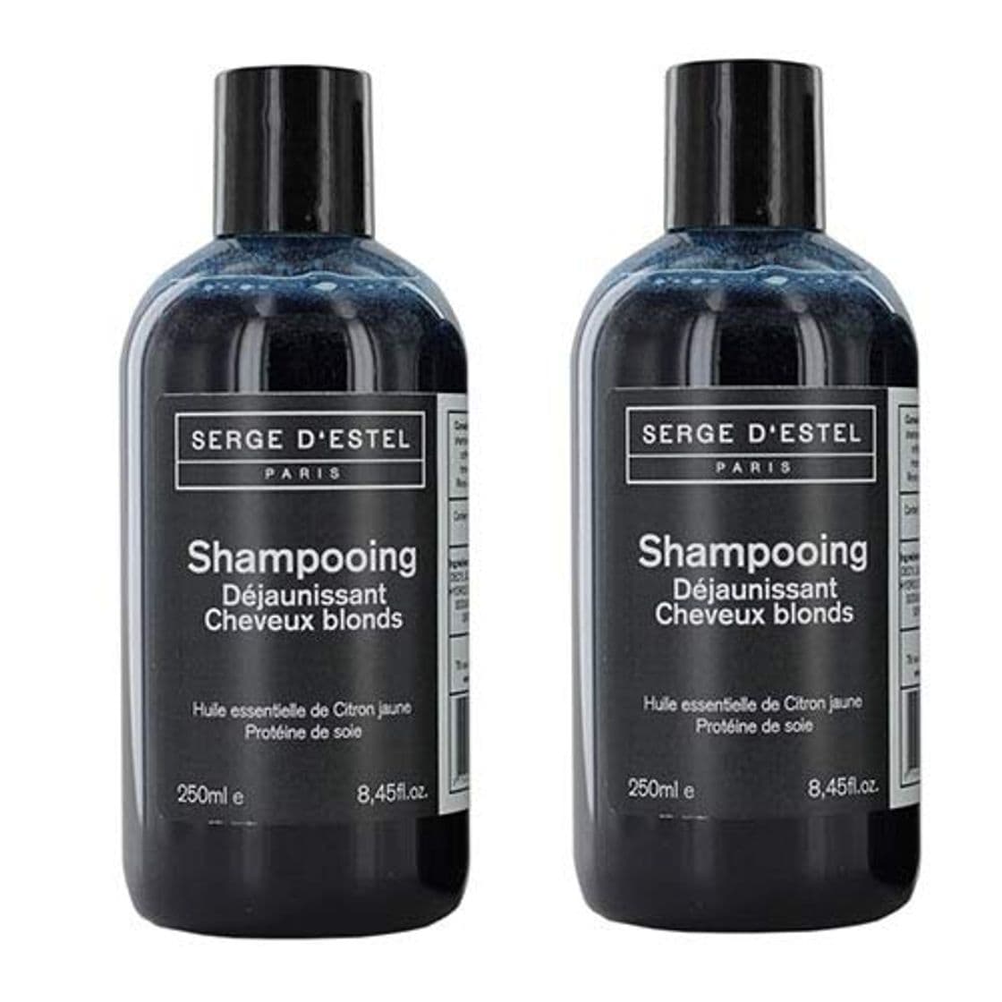 Producto Champu Azul Matizador para Cabellos Rubios 250ml x2 Anti Reflejos Amarillo Corrige y Protege el Color del Cabello Rubios Hecho en Francia NO Probado en los Animales