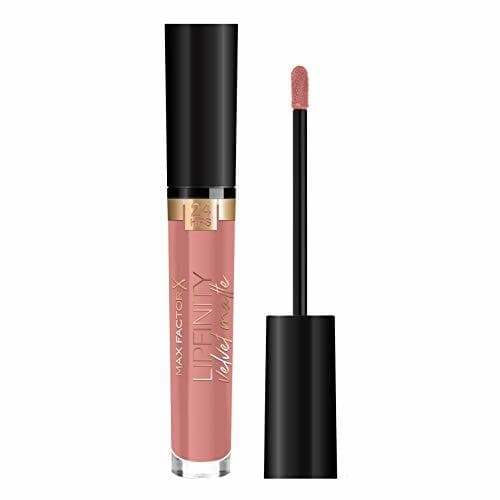 Belleza Max Factor LipFinity Velvet Matte Pintalabios Tono 015 Nude Silk  