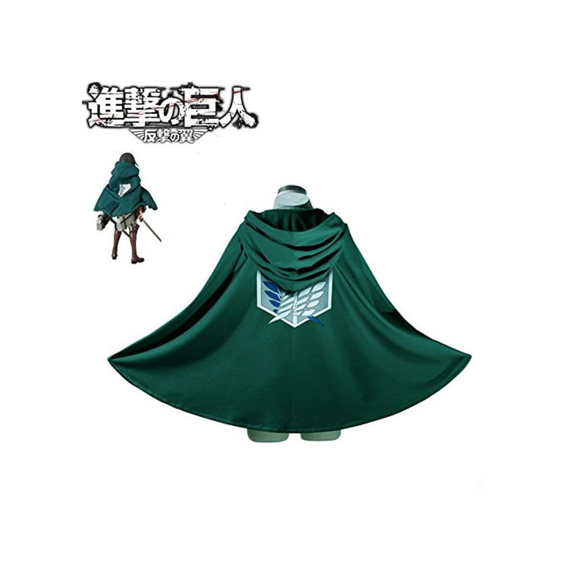 Producto SYMTOP Ataque de Titán Capa Cosplay Ropa Shingeki no Kyojin Levi Ackerman