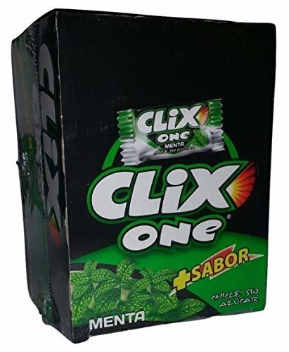 Product CHICLE CLIX ONE MENTA SIN AZUCAR ESTUCHE 200 CHICLES CLIX