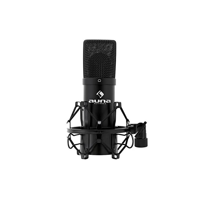 Electrónica Auna HK-Mic-900-B - Micrófono para estudio de condensador