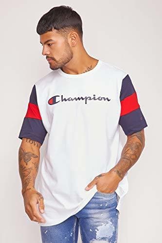 Producto Champion Camiseta 213644 Wht/Night/Htr Hombre XS Blanco