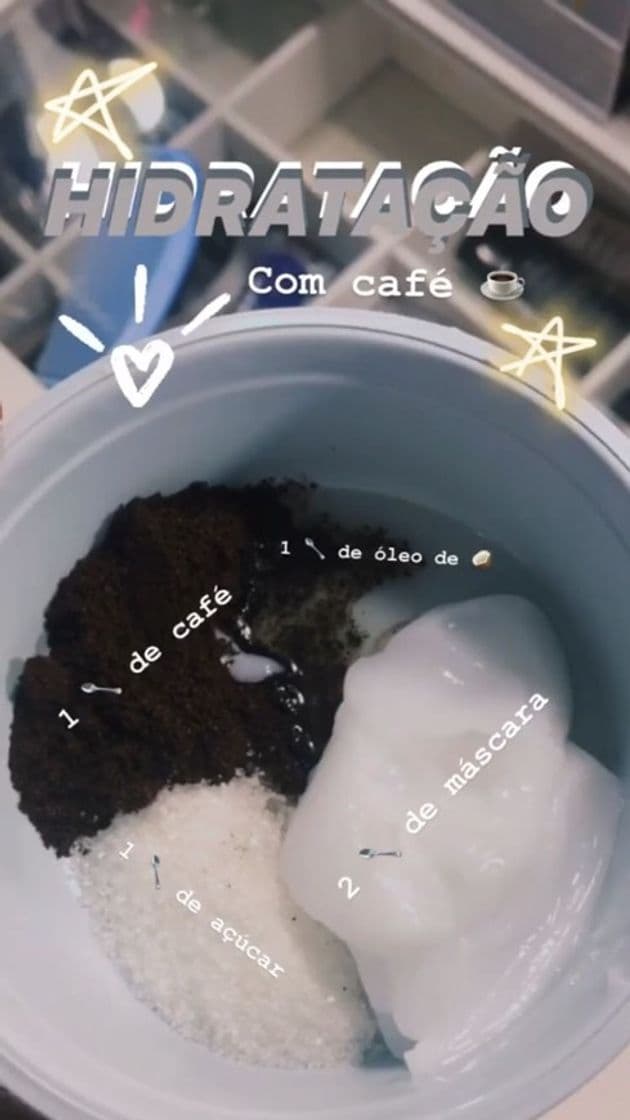 Fashion Hidratação com café ☕️