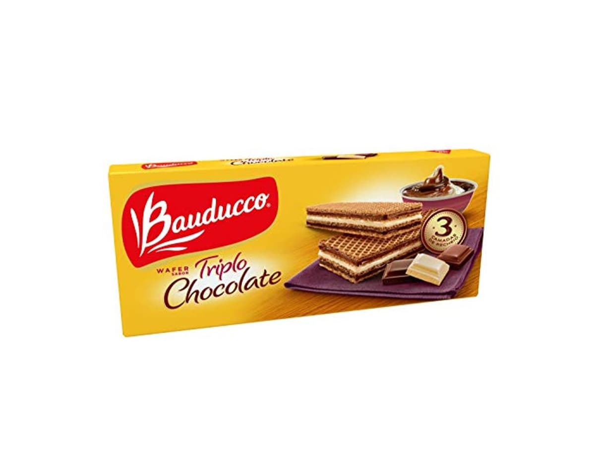 Product Bauducco Galletas con Crema de Fresa - Paquete de 24 x 140