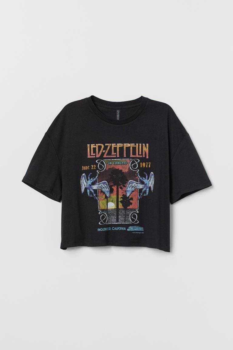 Fashion Polera corta Led Zeppelin