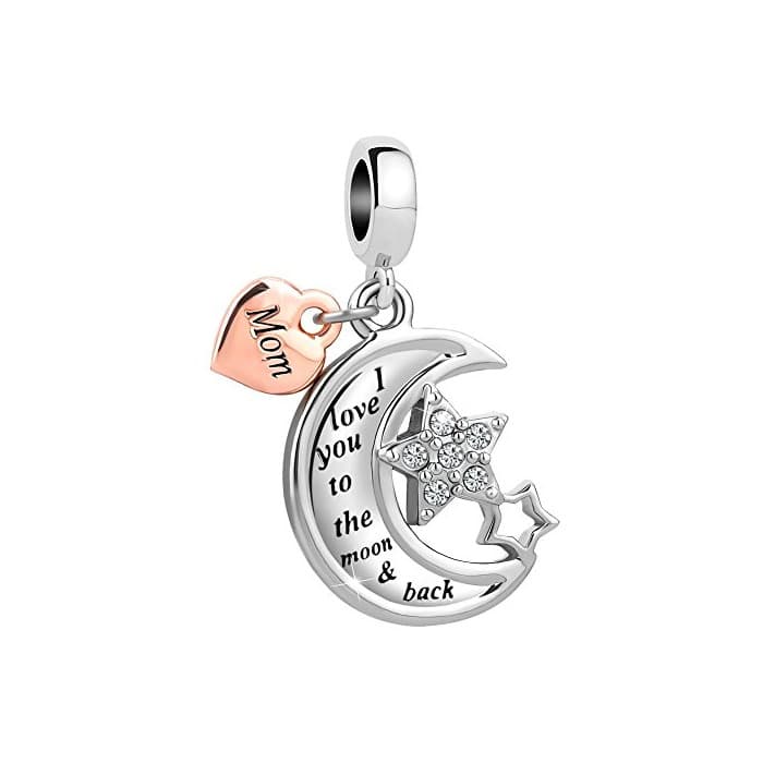 Product Sug Jasmin Mom I Love You To The Moon and Back Charm