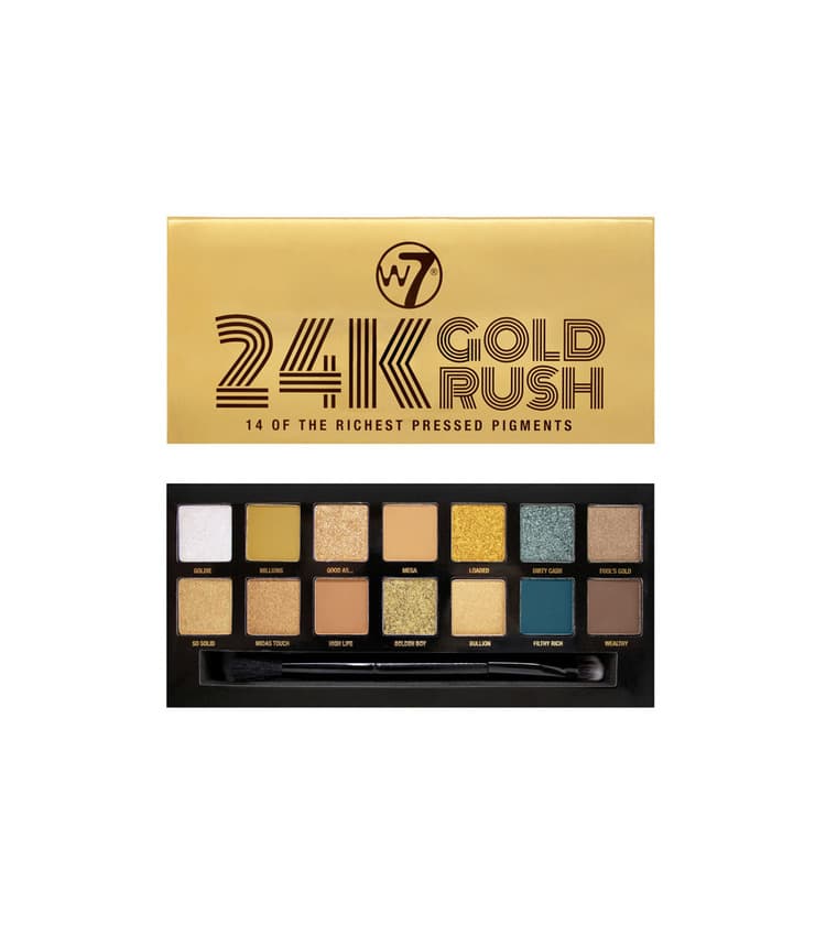 Producto Paleta de sombras W7 24k gold