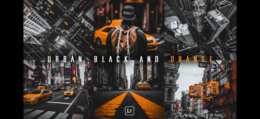 Moda Preset urban black and Orange. 