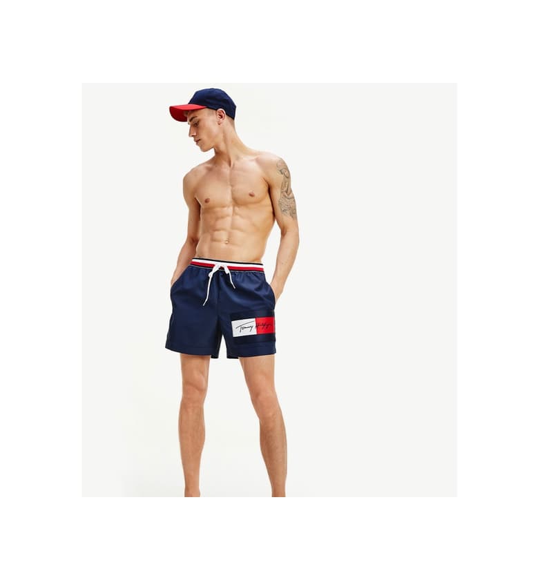 Product TOMMY HILFIGER BAÑADOR CON CINTURA DISTINTIVA Y CORDÓN