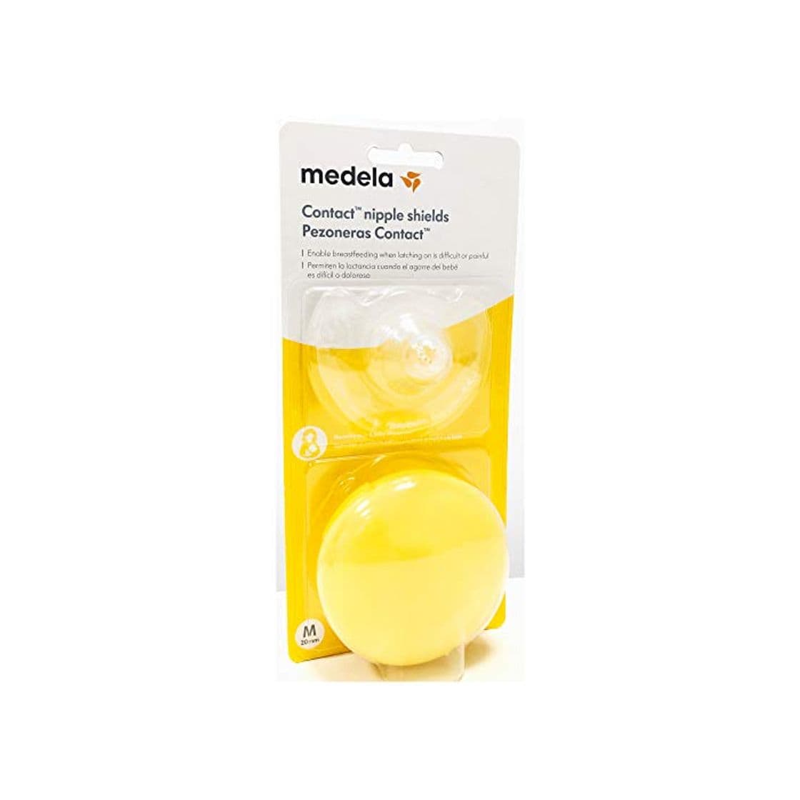 Producto Pezonera para lactancia con estuche Medela, talla M