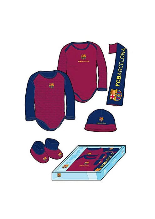 Product SET 5 PIEZAS PARA BEBÉ DE 1 A 3 MESES FCBARCELONA