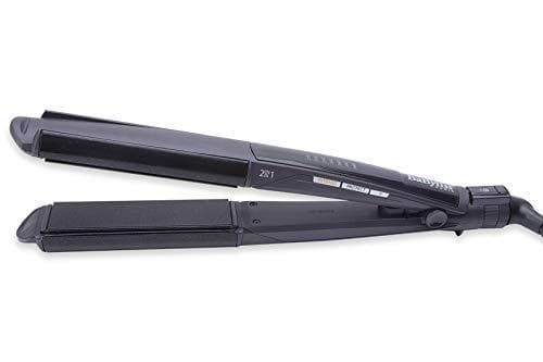 Beauty BaByliss Diamond Slim ST330E - Plancha de pelo, función I-curl para rizar,