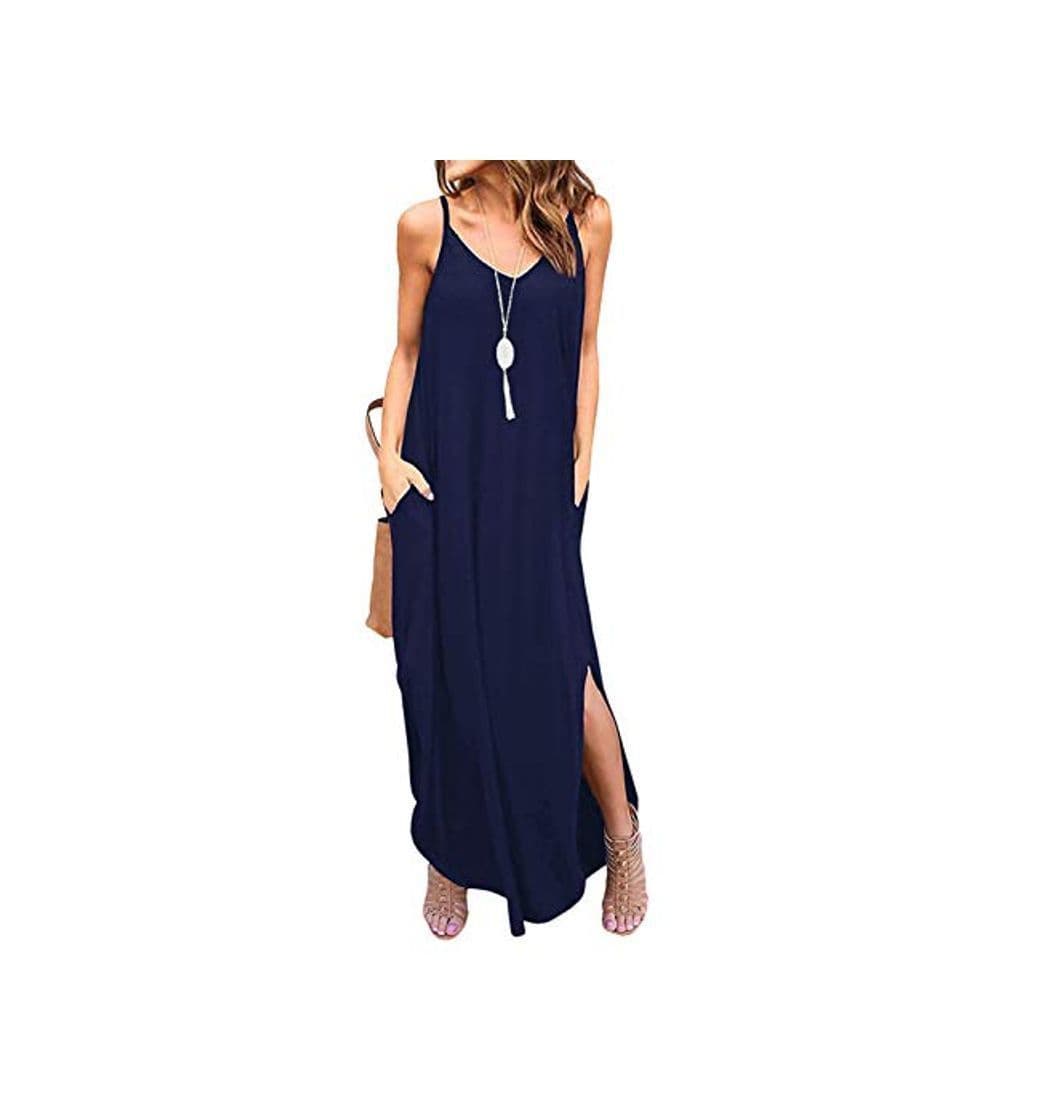 Producto Vestidos Mujer Casual Playa Largos Boho Floral Maxi Vestido Bohemio Tirantes Playa