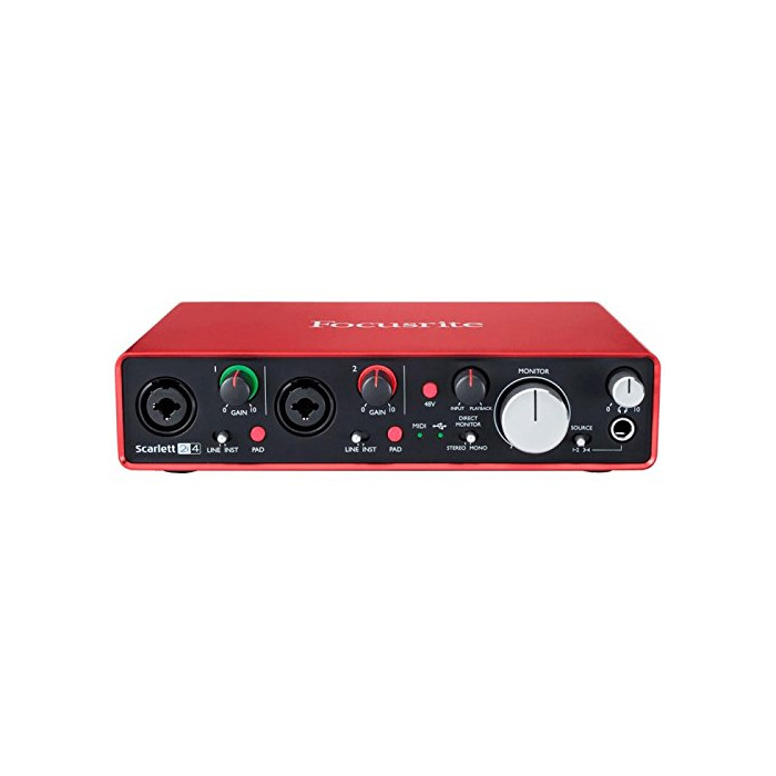 Producto Focusrite Interfaz Audio Scarlett 2i4 2 nd Gen