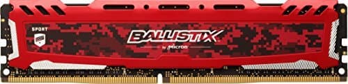 Electrónica Crucial Ballistix Sport LT BLS8G4D26BFSEK 2666 MHz, DDR4, DRAM, Memoria Gamer para