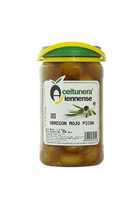 Producto Aceitunas Mojo Picón Aceitunera Jiennense 1.2Kg