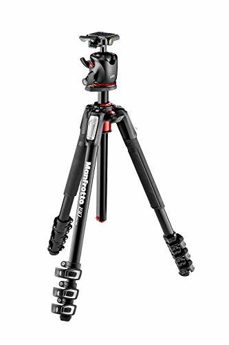 Product Manfrotto 190 Xpro- Kit trípode con rótula de Bola, 4 Secciones