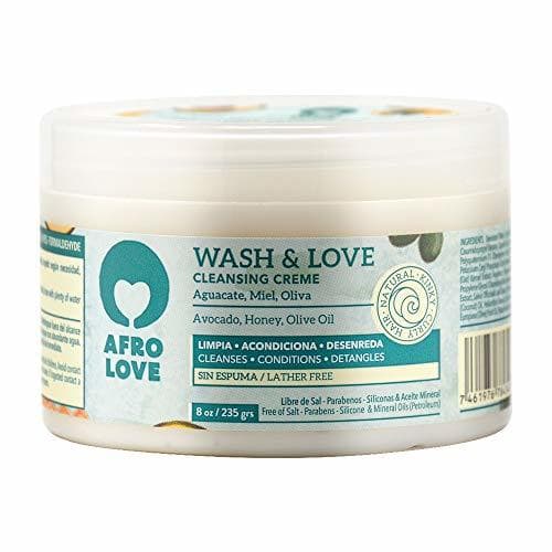 Lugar Afro Love Wash & Love Acondicionador Limpiador – Cowash para pelo rizado