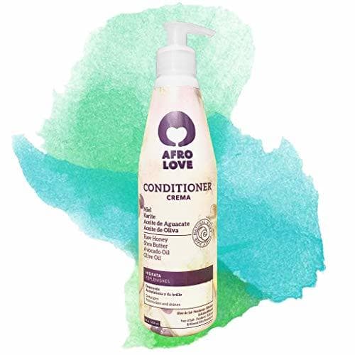 Producto Afro Love acondicionador sin siliconas sin sulfatos sin parabenos para cabello rizado