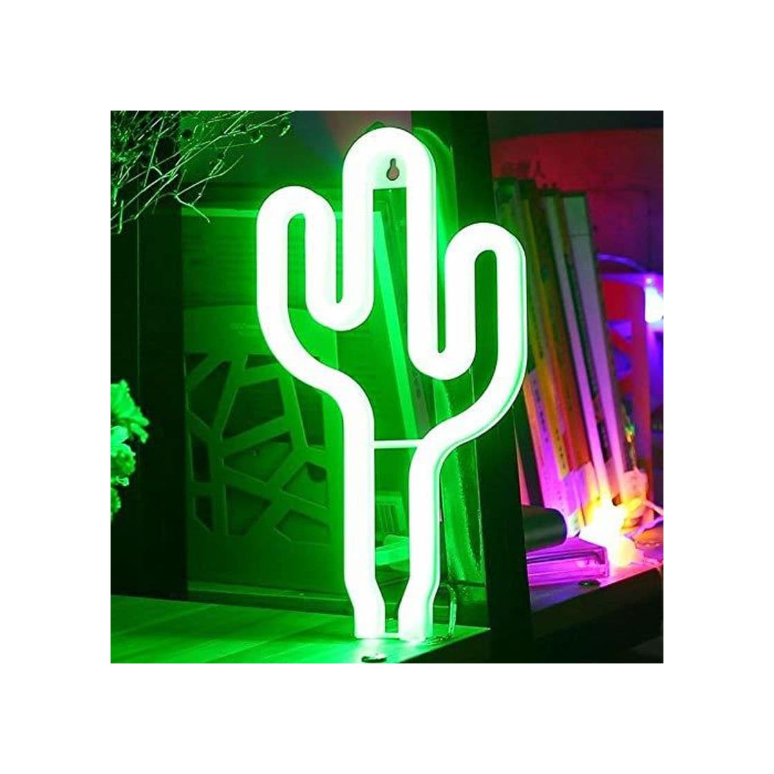 Elemento de la categoría hogar XIYUNTE Cactus luces de neón Luz de noche