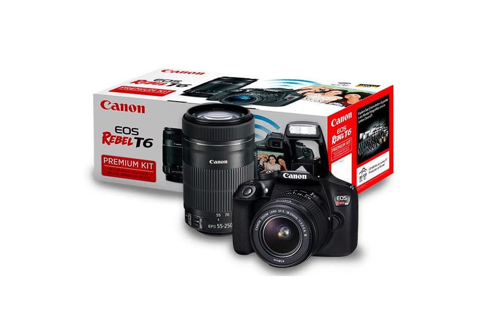 Producto Canon t6 kit Premium