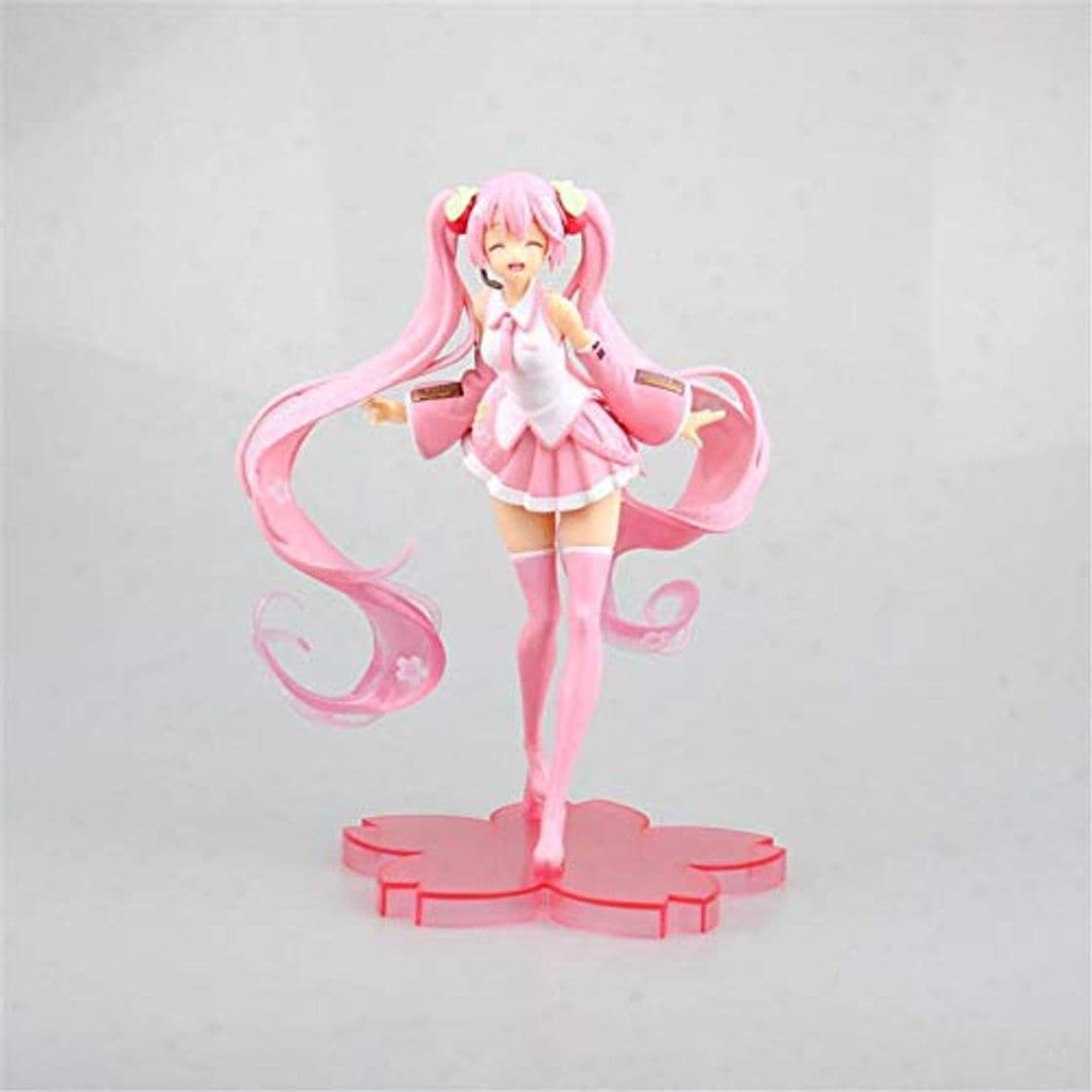 Producto Estatuas Maquetas Miku Pink Miku Sakura Figura de acción Miku Anime Figura