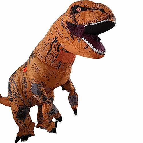 Moda T-Rex Inflatable Dinosaur Mascot Party Costume Fancy Dress Cosplay Outfit Adult ...