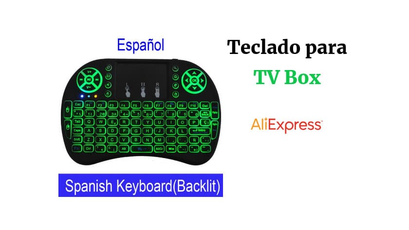 Product Aliexpress Teclado i8 de 3 colores