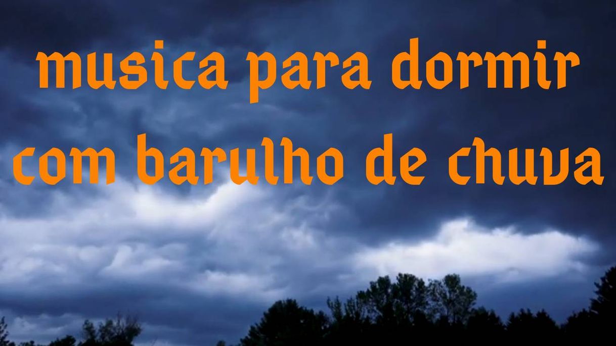 Fashion musica para dormir com barulho de chuva