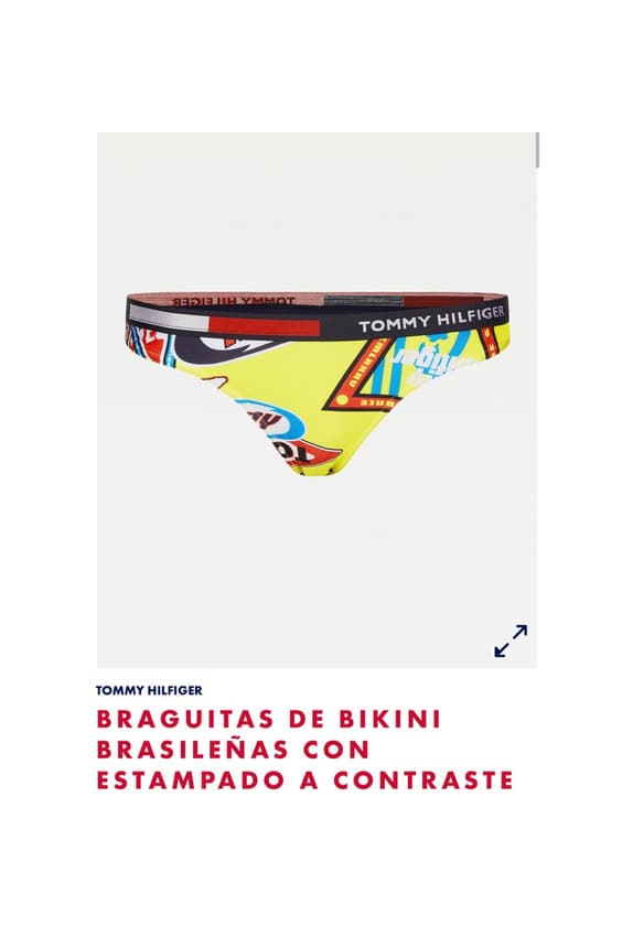 Product Tommy Hilfiger Cheeky Braguita de Bikini, Azul