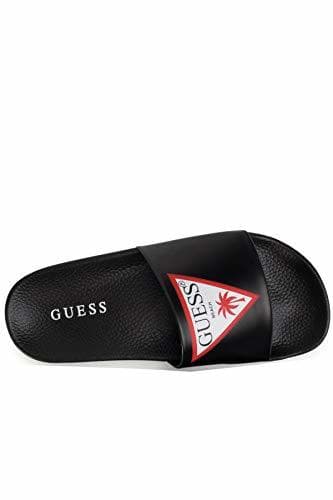 Product Guess Icon Art.E02Z07BB00F - Chanclas para Mujer, Color Negro Negro Size