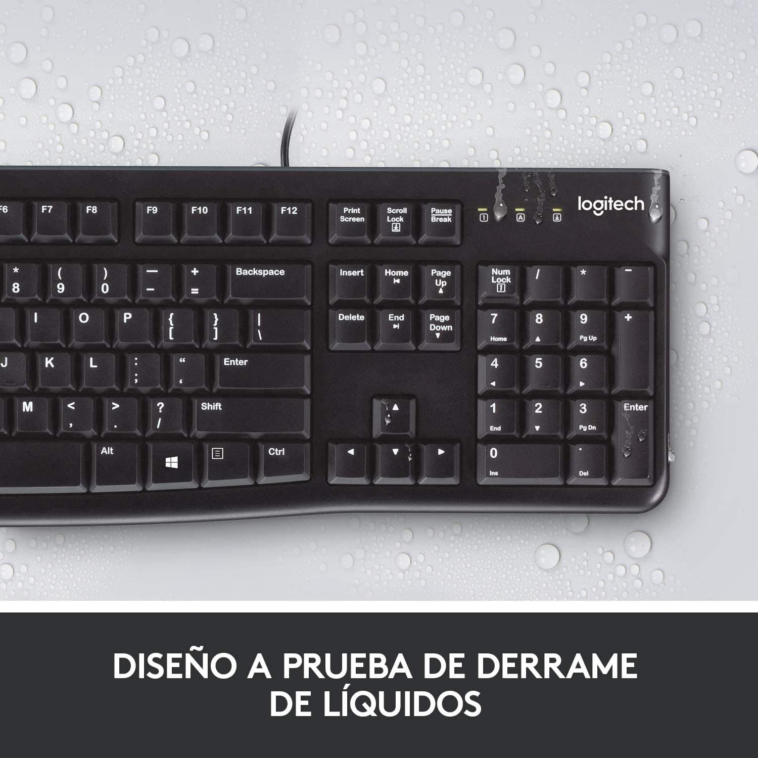 Electrónica Logitech K120 USB - Teclado con cable