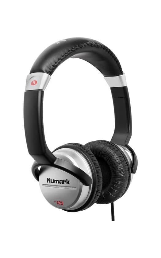 Electrónica Numark HF125 - Auriculares de DJ Profesionales Ultraportátiles con Cable de 1