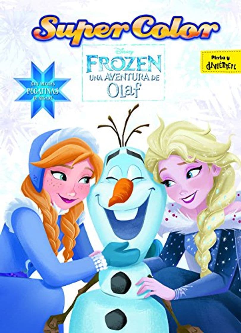 Book Frozen. Una aventura de Olaf. Supercolor: ¡Con muchas pegatinas de regalo!