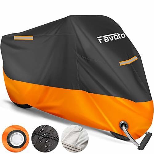 Product Favoto Funda para Moto Cubierta de la Moto 210D Impermeable Protectora a