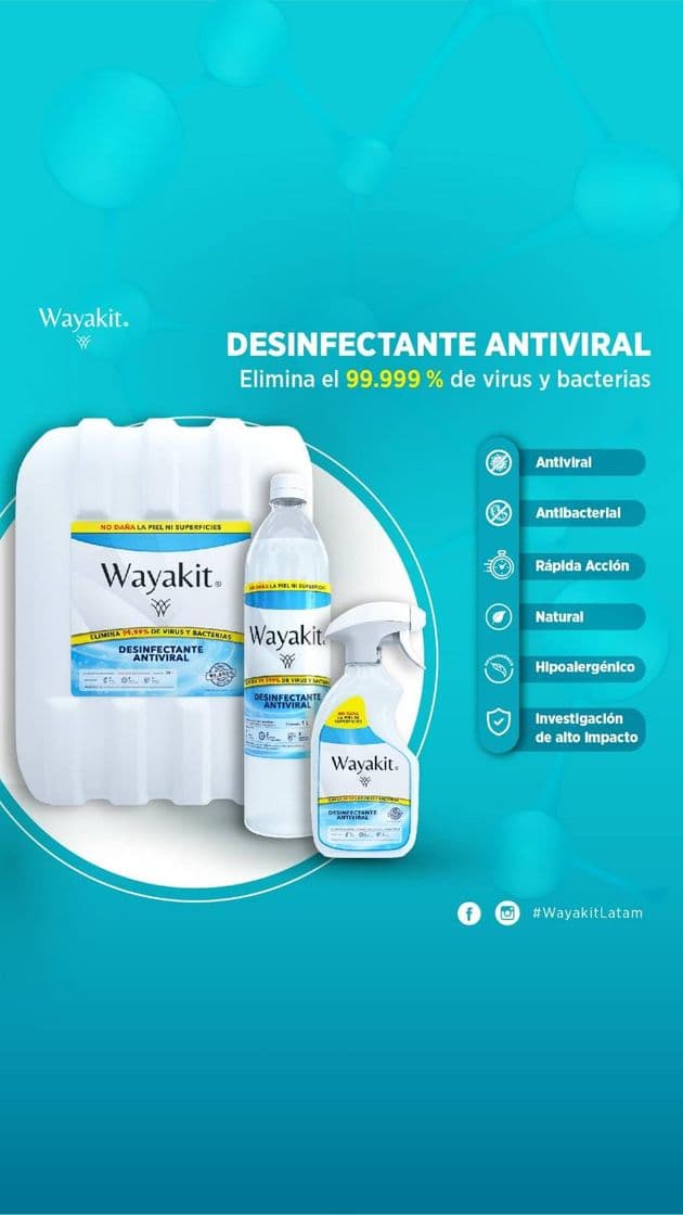 Moda DESINFECTANTE ANTIVIRAL 