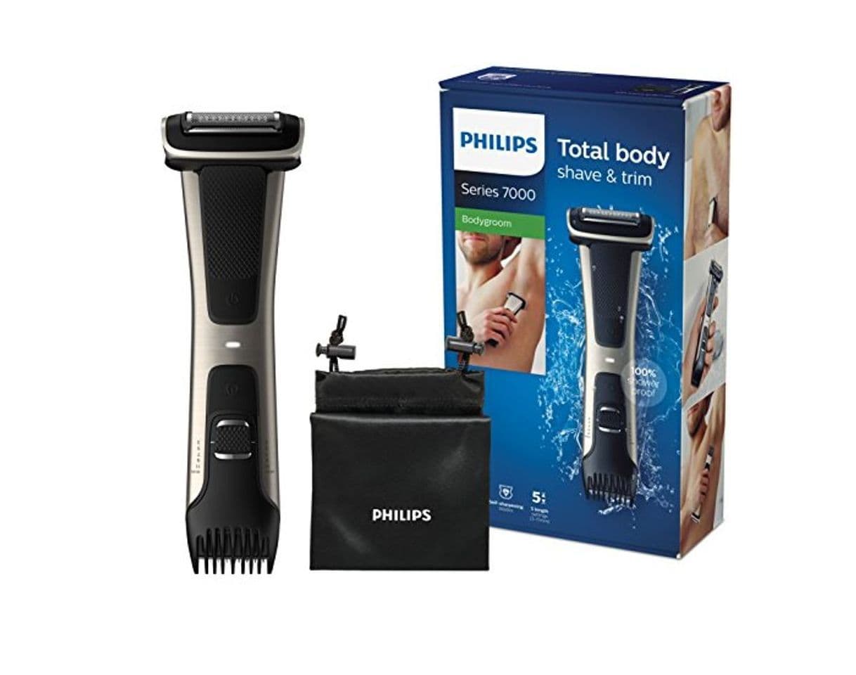 Beauty Philips Serie 7000 BG7025/15 - Afeitadora Corporal con Cabezal de Recorte y