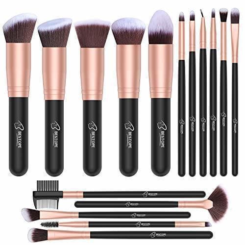 Product Set de brochas de maquillaje profesional BESTOPE 16 piezas Pinceles de maquillaje