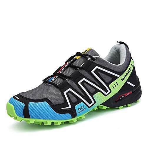 Producto Zapatillas Trekking Hombre Zapatillas Senderismo Transpirable Antideslizante Al Aire Libre Zapatillas de