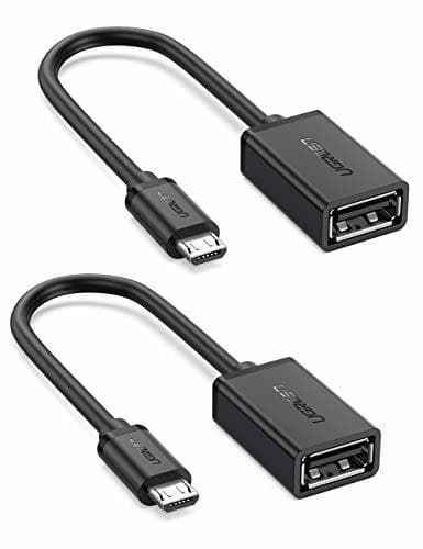 Electrónica UGREEN Cable Micro USB OTG 10396P Macho a Hembra para Teléfono Movil