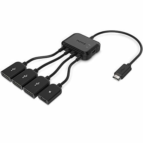 Producto Micro Usb HUB Adaptor with Power, TUSITA 3-Port Charging OTG Host Cable