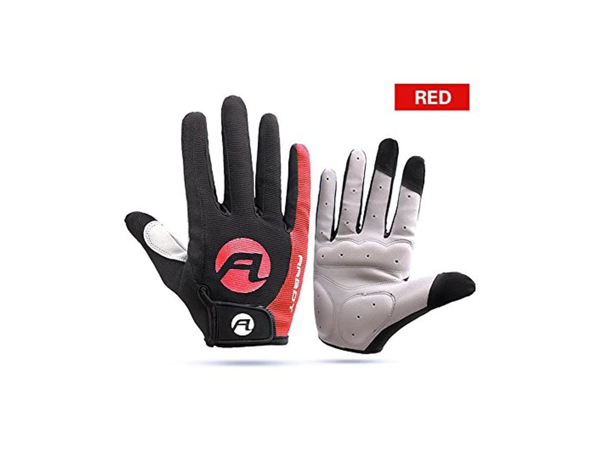 Product J&DS Guantes Ciclismo Hombre Completo Dedo Guantes de Bicicleta Antideslizante Gel Pad